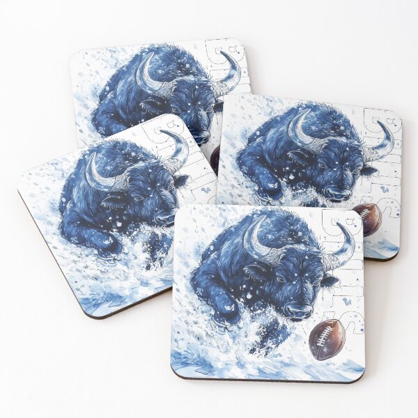 Item preview, Buffalo Bills playing football in the snow designed and sold by Galp.
