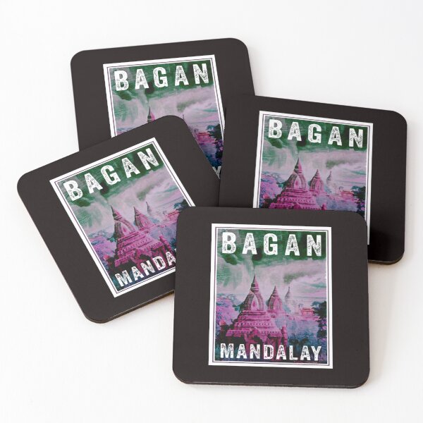 Item preview,  Bagan Mandalay Vintage Travel and Tourism Advertising Print designed and sold by posterbobs.