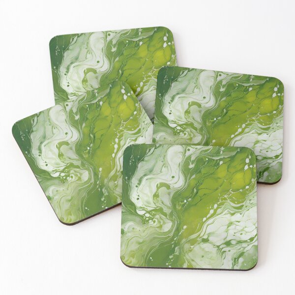 Item preview, Marbled texture Apple Green designed and sold by Ciervo Primavera.