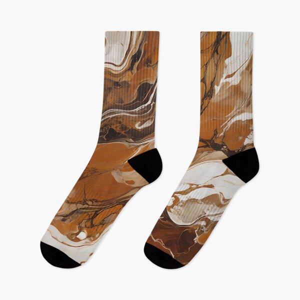 Item preview, Abstract marbling brown and light earth designed and sold by Ciervo Primavera.