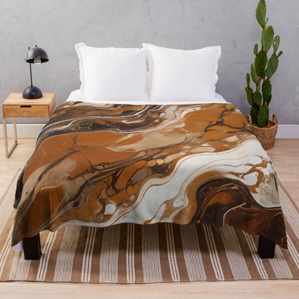 Item preview, Abstract marbling brown and light earth designed and sold by Ciervo Primavera.
