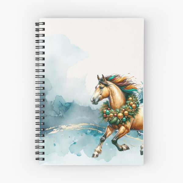 Item preview, Horse Christmas Watercolor designed and sold by LeosCloset.