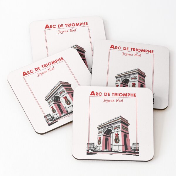 Item preview, "Arc de Triomphe Christmas" – Paris Holiday Design with Festive Flair designed and sold by TacoFunDesigns.