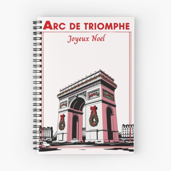 Item preview, "Arc de Triomphe Christmas" – Paris Holiday Design with Festive Flair designed and sold by TacoFunDesigns.