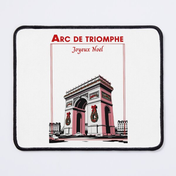 Item preview, "Arc de Triomphe Christmas" – Paris Holiday Design with Festive Flair designed and sold by TacoFunDesigns.
