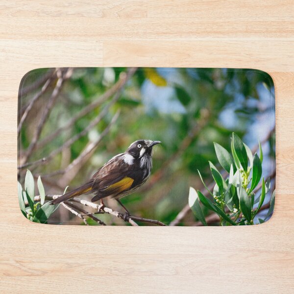 Item preview, New Holland Honeyeater Among the Greenery designed and sold by AvianAdventures.
