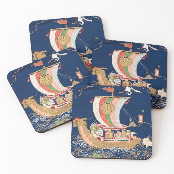 Item preview, Seven Lucky Gods and Treasure Ship designed and sold by Feel-The-Japan.
