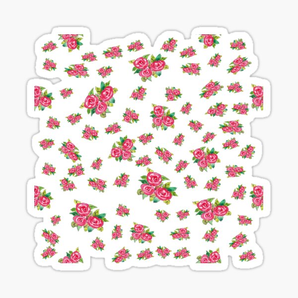 Vista previa del artículo con la obra «Patrón "Rosas primaverales», diseñado y vendido por Liliana  Donato.