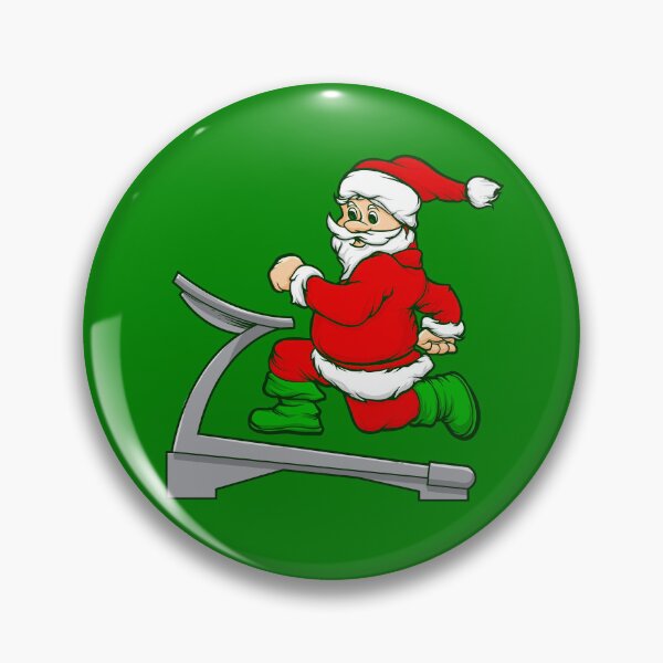 Item preview,  funny christmas treadmill santa designed and sold by Gossip Rag.