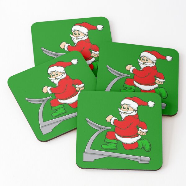Item preview,  funny christmas treadmill santa designed and sold by Gossip Rag.