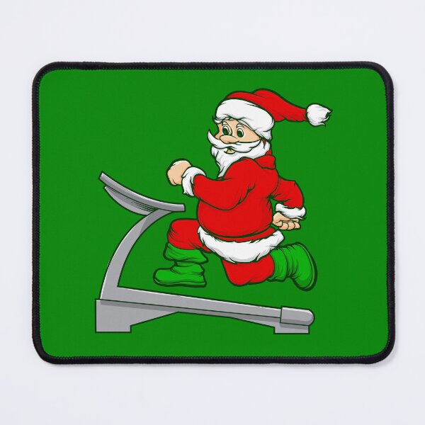 Item preview,  funny christmas treadmill santa designed and sold by Gossip Rag.