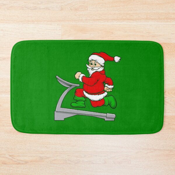 Item preview,  funny christmas treadmill santa designed and sold by Gossip Rag.