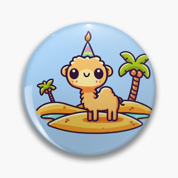 Item preview, Party Camel Birthday Card for Dessert Loving Friend Who Loves Camels designed and sold by Gay-Koala.