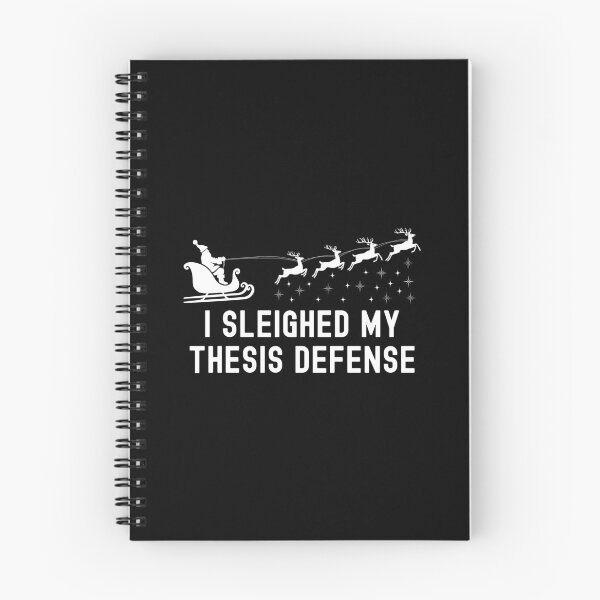 Item preview, I Sleighed My Thesis Defense | Thesis Defense Christmas | Thesis Christmas | PhD Defense Christmas | Thesis Holidays | Thesis Xmas designed and sold by jadedscientist.