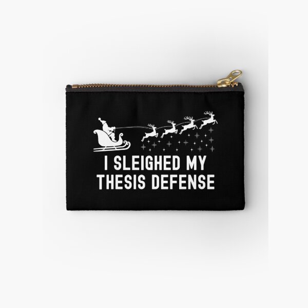 Item preview, I Sleighed My Thesis Defense | Thesis Defense Christmas | Thesis Christmas | PhD Defense Christmas | Thesis Holidays | Thesis Xmas designed and sold by jadedscientist.