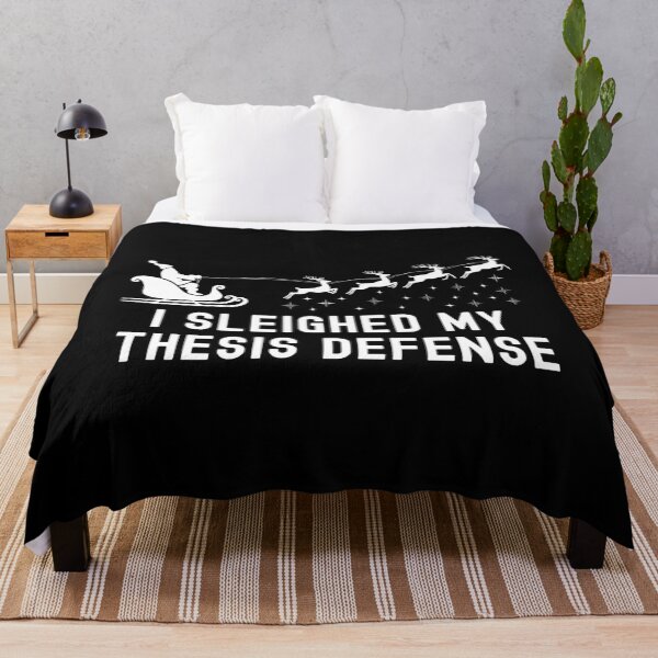 Item preview, I Sleighed My Thesis Defense | Thesis Defense Christmas | Thesis Christmas | PhD Defense Christmas | Thesis Holidays | Thesis Xmas designed and sold by jadedscientist.