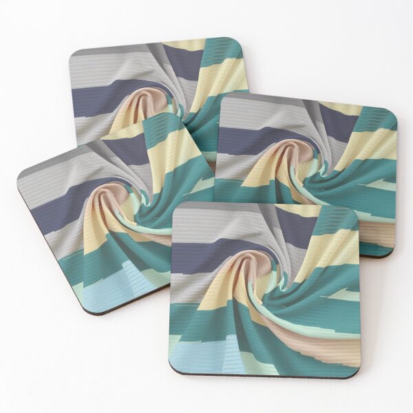 Item preview, Earthy Knit Texture_02 - Soft Gradient Stripes in Natural Tones designed and sold by KennerTH.