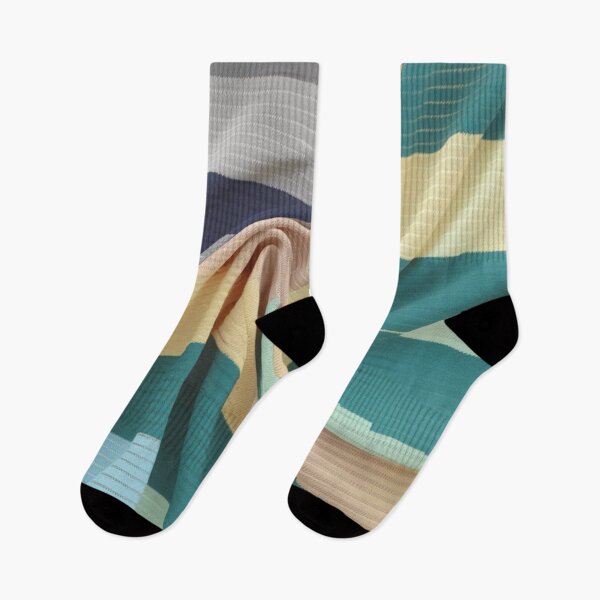 Item preview, Earthy Knit Texture_02 - Soft Gradient Stripes in Natural Tones designed and sold by KennerTH.