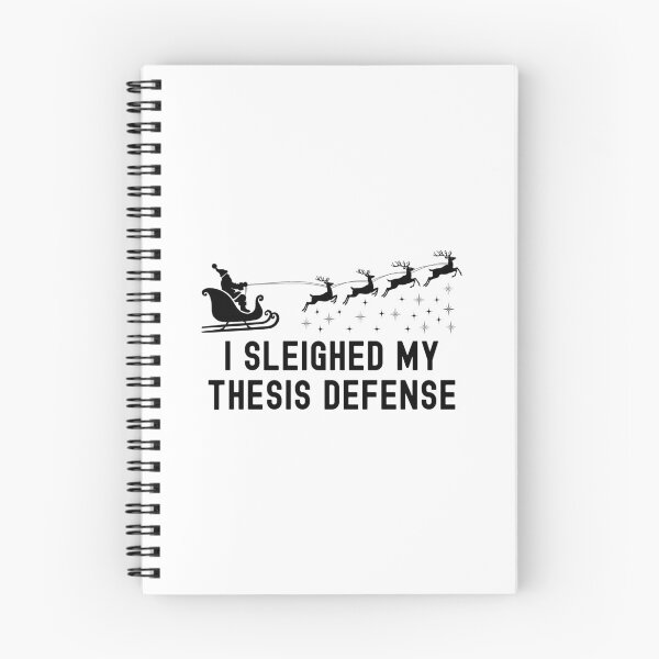 Item preview, I Sleighed My Thesis Defense | Thesis Defense Christmas | Thesis Christmas | PhD Defense Christmas | Thesis Holidays | Thesis Xmas | Master's Degree Christmas designed and sold by jadedscientist.