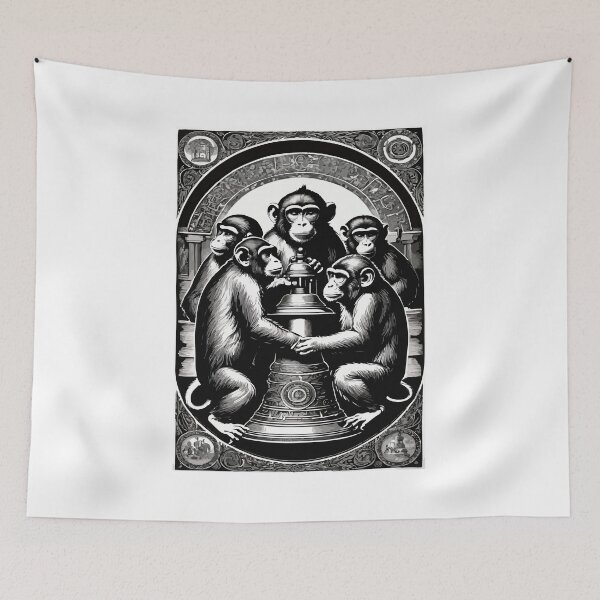 Item preview, The monkey's curiosity. designed and sold by Whose-sweat.
