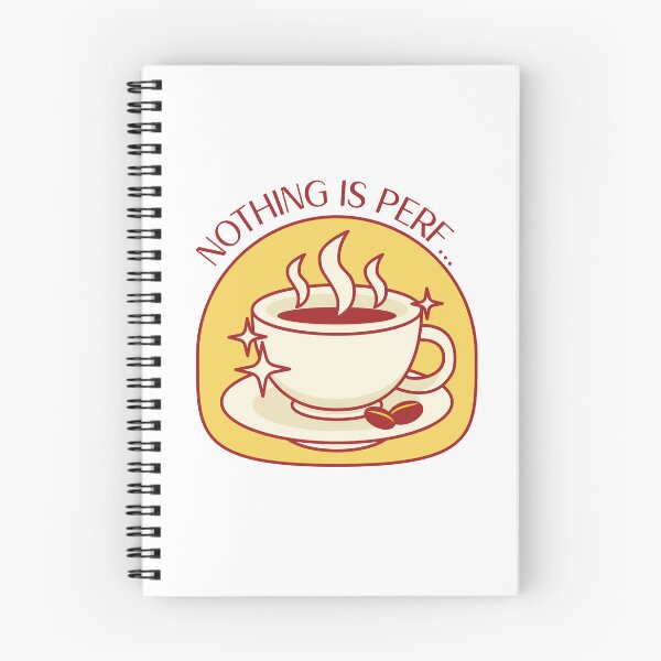 Item preview, Funny Coffee Lover Gift Nothing is Perfect Mug Coffee Beans Steaming Cup Cozy designed and sold by DorineDesign.