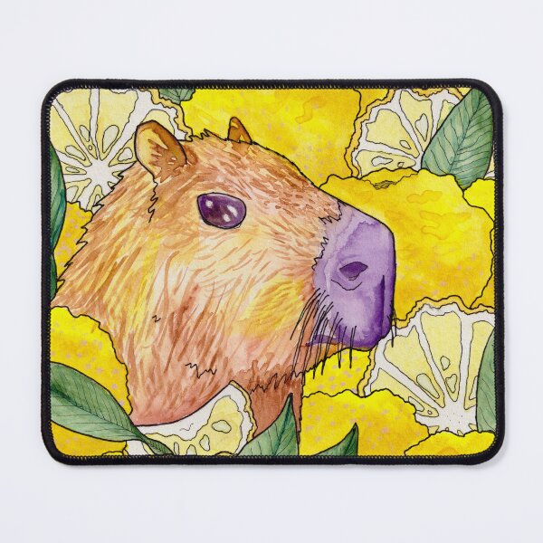 Item preview, capybara in yuzu bath designed and sold by Rachel Patterson.