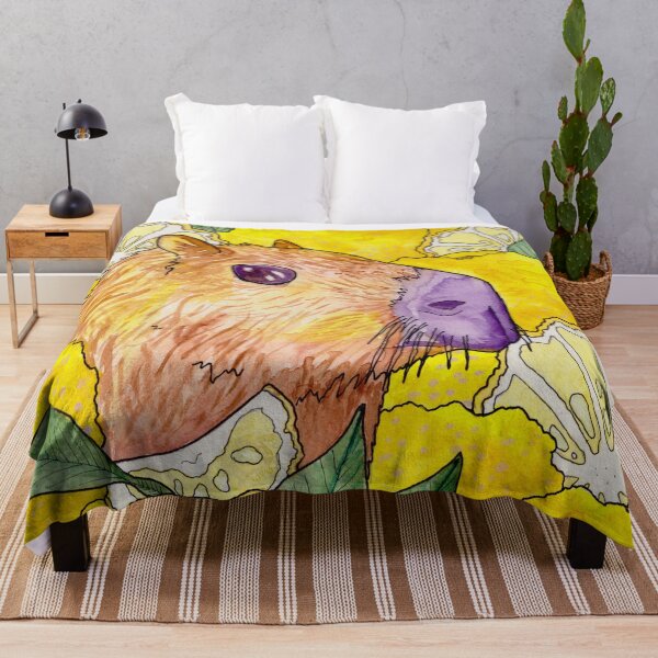 Item preview, capybara in yuzu bath designed and sold by Rachel Patterson.