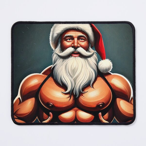 Item preview, Modern Sexy Santa Claus designed and sold by ArtFactoryAI.