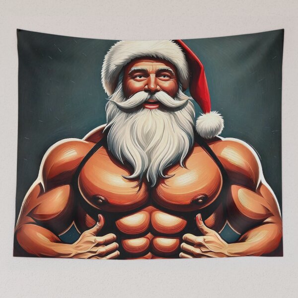 Item preview, Modern Sexy Santa Claus designed and sold by ArtFactoryAI.