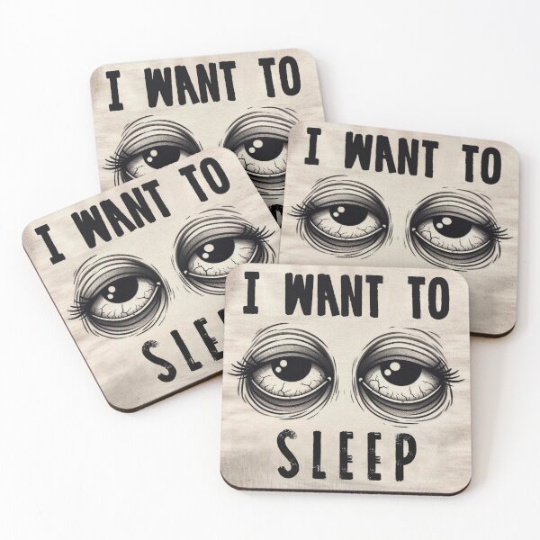 Item preview, I want to sleep designed and sold by TheArtOfRanda.