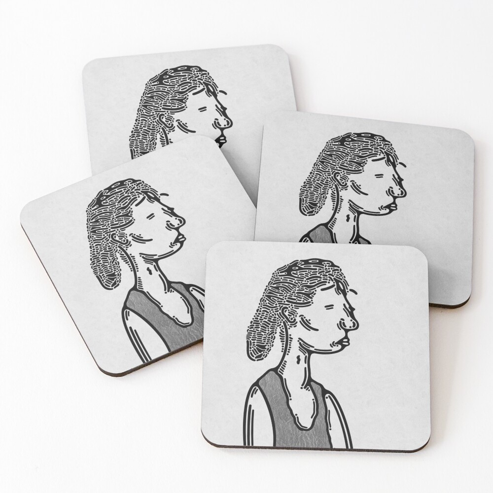 Item preview, Coasters (Set of 4) designed and sold by api-rats.