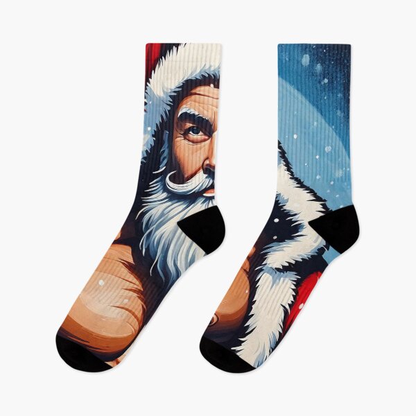 Item preview, Modern Sexy Santa Claus designed and sold by ArtFactoryAI.