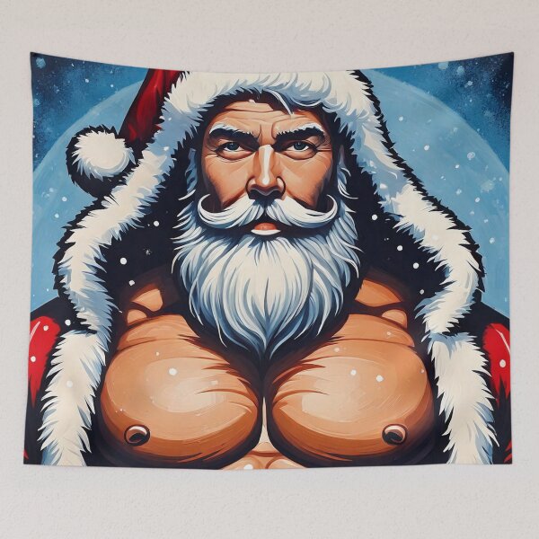 Item preview, Modern Sexy Santa Claus designed and sold by ArtFactoryAI.