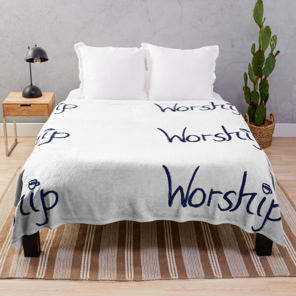 Item preview, Navy Blue Worship Coffee designed and sold by MagentaTwilight.