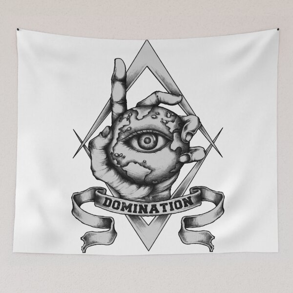 Item preview, Domination, Hand holding the world designed and sold by Nomad-Maynard.