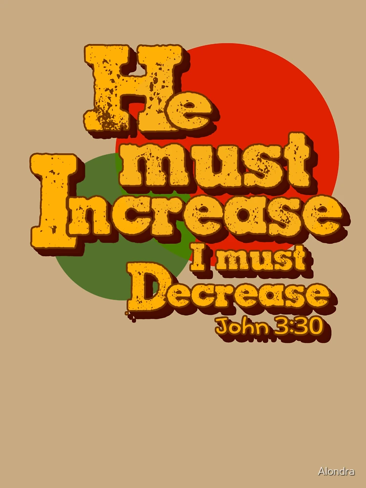 Thumbnail 6 of 6, Premium Oversized Sweatshirt, He must increase, but I must decrease. John 3:30 Scripture designed and sold by Alondra.