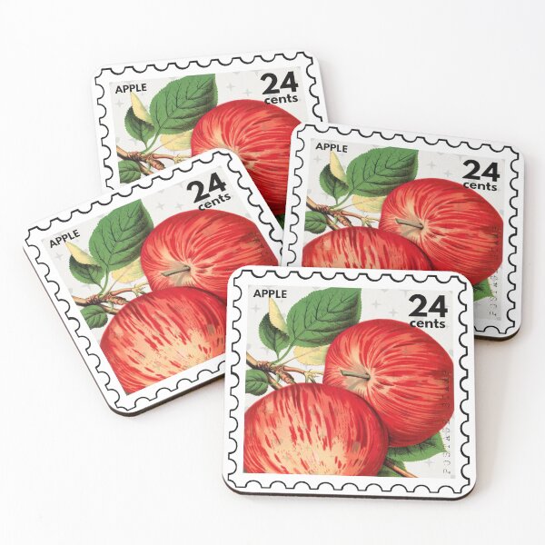 Item preview, Vintage Apple Postage Stamp designed and sold by RabbitK.