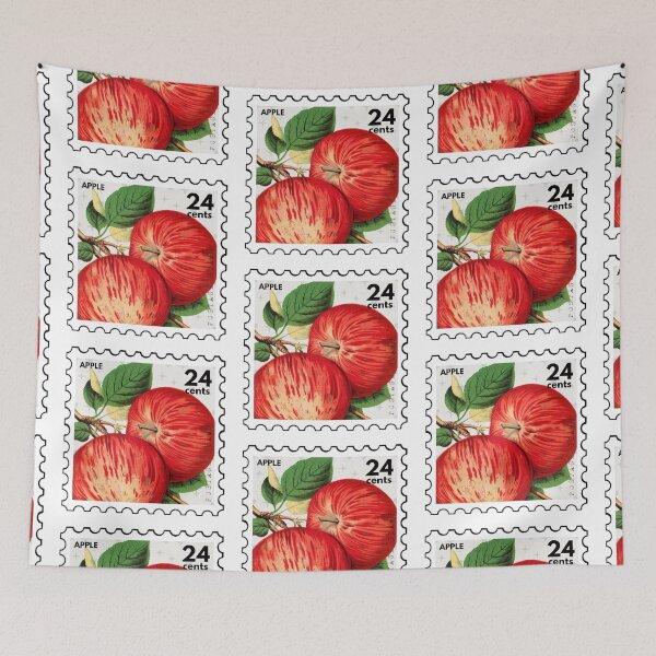 Item preview, Vintage Apple Postage Stamp designed and sold by RabbitK.
