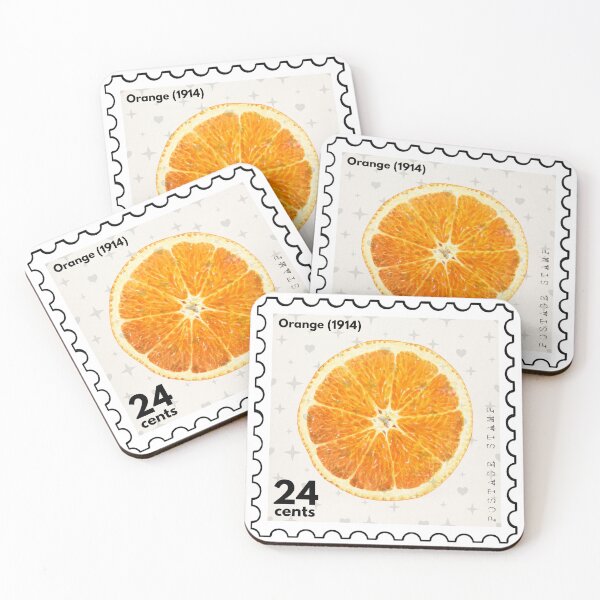 Item preview, Vintage Orange (1914) Postage Stamp designed and sold by RabbitK.