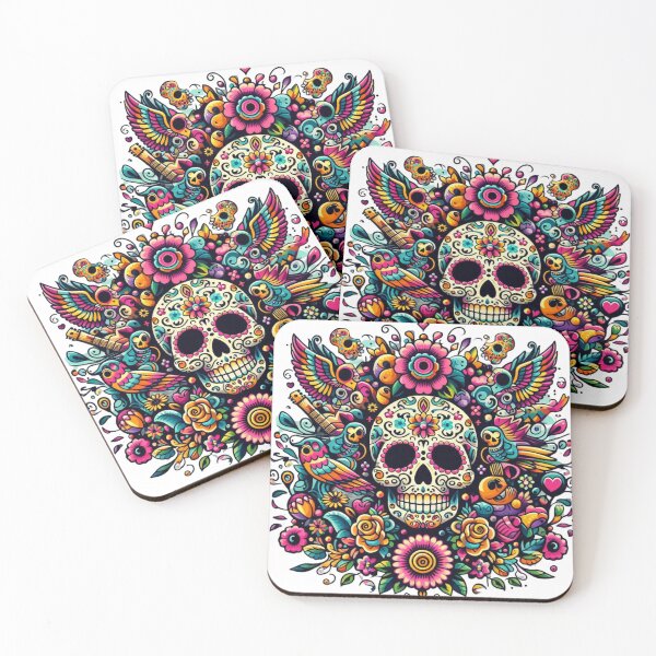 Item preview, Day of the dead Skull Design designed and sold by MT-Hub | Art for Every Soul.