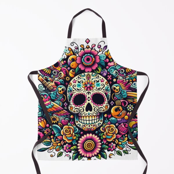Item preview, Day of the dead Skull Design designed and sold by MT-Hub | Art for Every Soul.