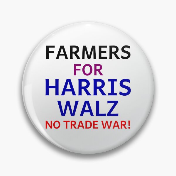 Item preview, Farmers for Harris Walz - Black designed and sold by VK2YJS.