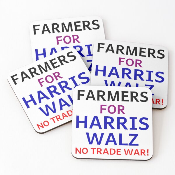 Item preview, Farmers for Harris Walz - Black designed and sold by VK2YJS.