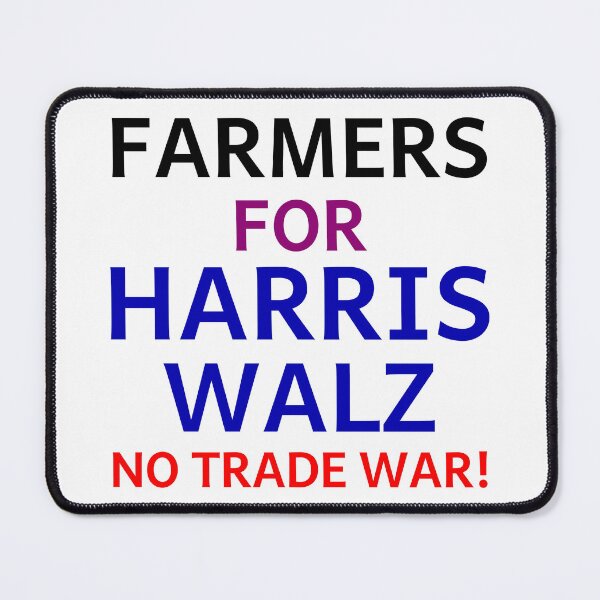 Item preview, Farmers for Harris Walz - Black designed and sold by VK2YJS.