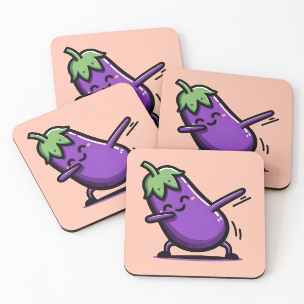 Item preview, Dabbing Eggplant Kawaii Style Fruit Gay Eggplant Dab Funny Gift for Teenager Kid Who Eggplants designed and sold by Gay-Koala.