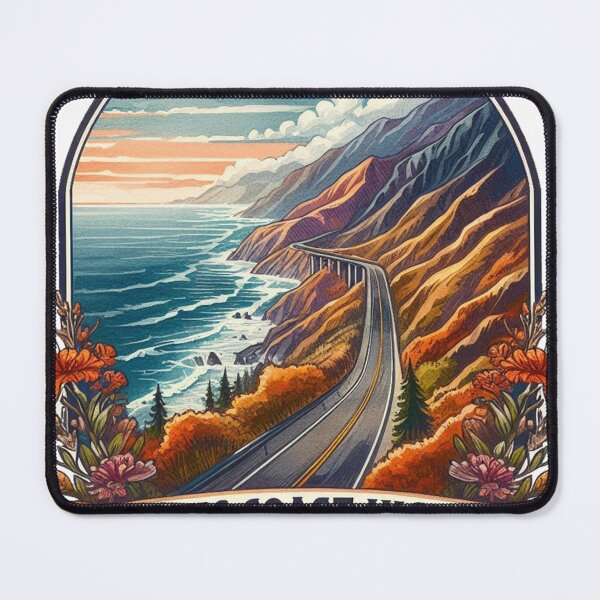 Item preview, Pacific Coast Highway, California designed and sold by vectcd.