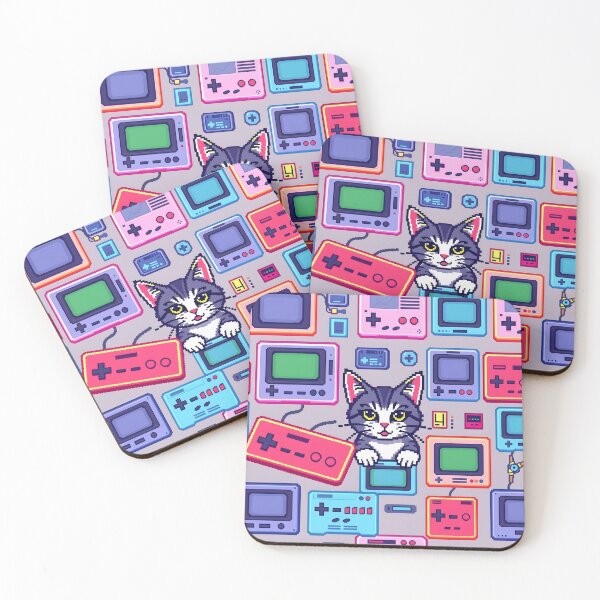 Item preview, Gamer Pet Pattern #13 designed and sold by Kaleidoscope Print.