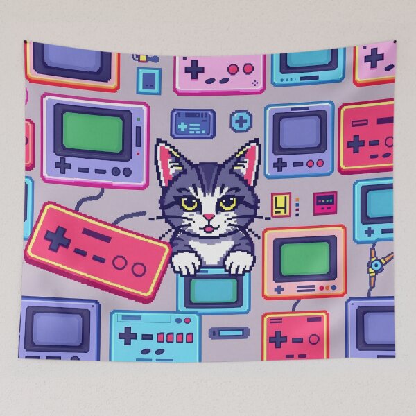 Item preview, Gamer Pet Pattern #13 designed and sold by Kaleidoscope Print.