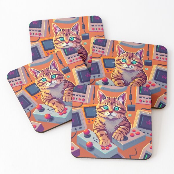 Item preview, Gamer Pet Pattern #14 designed and sold by Kaleidoscope Print.