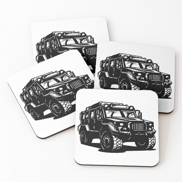 Item preview, Armored Bulletproof Truck Swat Security Police Bank Car designed and sold by inkoutninja.